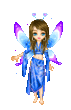 ✿ Fée bleue chat protège blog flash ✿